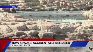 Thumbnail: Sewage released into the Arkansas River