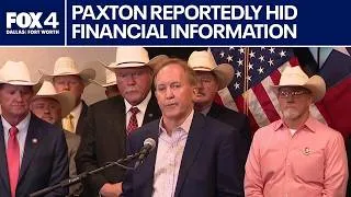 Thumbnail: Ken Paxton accused of hiding financial information