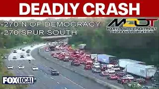 Thumbnail: Wrong-way crash on I-270 kills 2 in Maryland