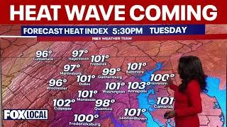 Thumbnail: DC weather forecast: Another heatwave before storms late week