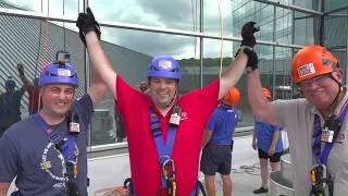 Thumbnail: Special Olympics Connecticut athletes, volunteers and supporters rappel down Mohegan Sun's Sky Tower