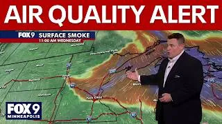 Thumbnail: Wildfire smoke to impact air quality for much of Minnesota