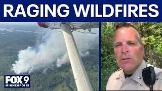 Thumbnail: MN wildfires update: Fires burn across the Canadian border