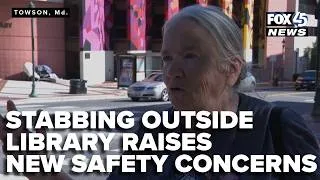 Thumbnail: Stabbing outside Towson Library raises new safety worries downtown