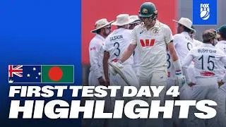 Thumbnail: Bangladesh Make History! 🫣 | Australia v Bangladesh Highlights | Test 1, Day Four | Fox Cricket