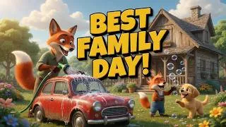 Thumbnail: A Perfect Day: The Fox Family Car Wash Adventure!