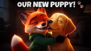 Thumbnail: He Found His Best Friend | My Puppy's First Day Home | FoxFamily Bloom