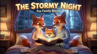 Thumbnail: The Stormy Night | Cozy Bedtime Story for the Whole Family | Fox Family Bloom