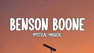 Thumbnail: Benson Boone - Mystical Magical (Lyrics)