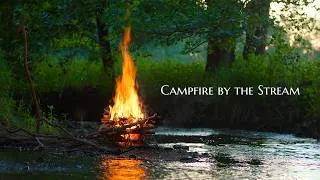 Thumbnail: 4K📺 Campfire by the Stream 🔥Real Natural Sounds & Soothing Ambience