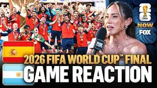 Thumbnail: SPAIN DETHRONE, SHUT OUT ARGENTINA!! 🇪🇸🏆 INSTANT REACTION to Spain winning 2026 FIFA World Cup™