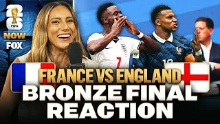 Thumbnail: ENGLAND WINS BRONZE, MBAPPÉ MAKES HISTORY 👀 REACTION to England's THRILLING 6-4 win vs France ⚽️