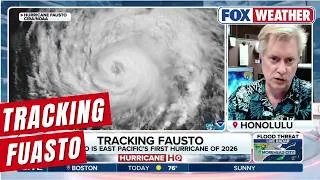 Thumbnail: Tracking Hurricane Fuasto Across The Pacific Ocean