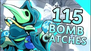 Thumbnail: Bomb Catch Former World Record [115 Catches] | Brawlhalla BombCatch% 2nd Place