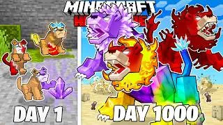 Thumbnail: I Survived 1000 Days as an ELEMENTAL LION in HARDCORE Minecraft
