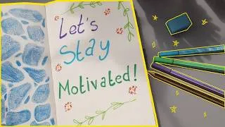 Thumbnail: Let's Stay Motivated/ Hand Lettering in My Sketchbook