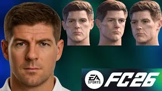 Thumbnail: EA FC 26 - How To Create Steven Gerrard | Pro Clubs | Face Creation
