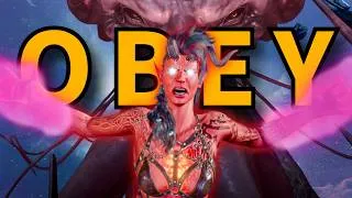 Thumbnail: OBEY.  (a bg3 playthrough in one song)