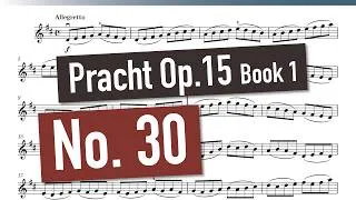 Thumbnail: No. 30 Robert Pracht - New Violin Studies Op. 15 (Book 1)