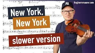 Thumbnail: slower Tempo 110 + 80 + 95 Sinatra: New York, New York