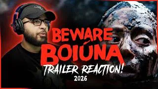 Thumbnail: Beware Boiúna (2026) Official Trailer REACTION! - Kiana Madeira, Jessica Rothe, Logan Marshall-Green