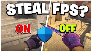 Thumbnail: Is Windows Defender Killing Your FPS? ON vs OFF Gaming Test
