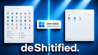 Thumbnail: How to Debloat Windows 11 FAST (Debloat + Optimize + Remove AI)
