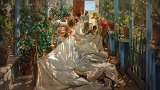 Thumbnail: Sewing the Sail by Joaquín Sorolla | 4K Coastal Art for TV | 2 Hours