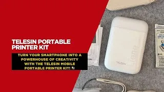 Thumbnail: TELESIN Portable Printer Kit #printyourmoments #printyourphotos #printyourmemories
