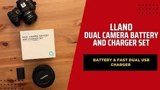 Thumbnail: llano Dual Camera Battery And Charger Set  #sony #sonyalpha #nikon #canon