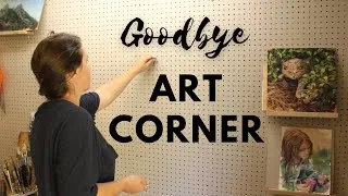 Thumbnail: Quick Update! | Packing up my art corner