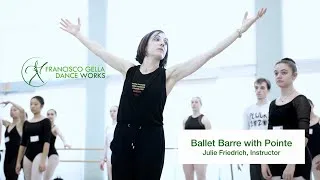 Thumbnail: Ballet Barre with Pointe with dance teacher Julie Friedrich
