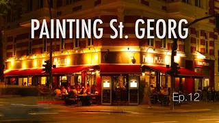 Thumbnail: Painting St. Georg & Lange Reihe | Hamburg Art Project