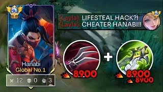 Thumbnail: NEW HANABI ABNORMAL CRITICAL DMG BUILD DESTROY FULL COUNTER BURST LAYLA 🔥(new hyper crit dmg) MLBB.