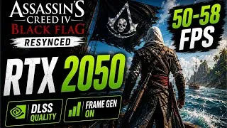 Thumbnail: Assassin's Creed IV: Black Flag Resynced | RTX 2050 Laptop Benchmark | DLSS Quality + Frame Gen