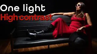 Thumbnail: High contrast lighting with just ONE light | did I shoot this one?