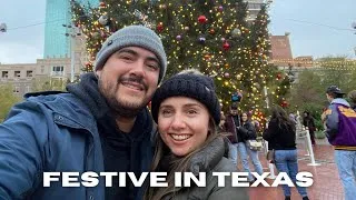 Thumbnail: FESTIVE IN TEXAS | Fort Worth Parade of Lights Vlog! | Holiday things to do in Fort Worth