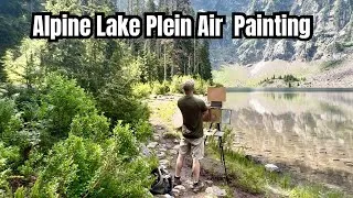 Thumbnail: Lake 22 Plein Air Painting in Oil Colors