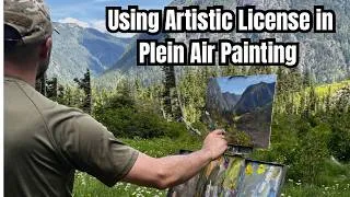 Thumbnail: Plein Air Painting at Big Four Ice Caves in Oil Colors