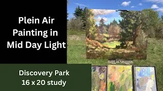 Thumbnail: Plein Air Painting a 16 x 20 Oil Painting at Discovery Park, Seattle, WA
