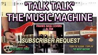 Thumbnail: 'TALK TALK' - THE MUSIC MACHINE - FRANKS BASS COVERS & TAB