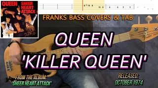 Thumbnail: 'KILLER QUEEN' - QUEEN | FRANKS BASS COVERS & TAB