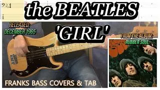 Thumbnail: 'GIRL' - THE BEATLES | FRANKS BASS COVERS & TAB