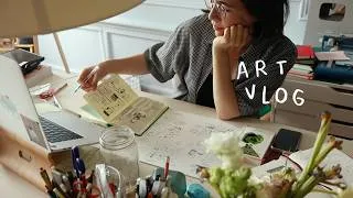 Thumbnail: my 6AM sketchbook practice for a whole week