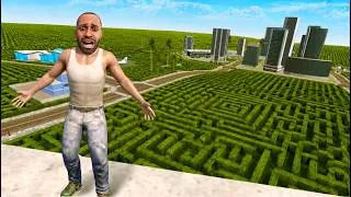 Thumbnail: Franklin Found the Biggest Maze Puzzle in Indian Bike Driving 3D