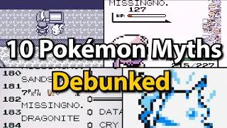 Thumbnail: 10 Pokémon Myths Debunked Using Gen 1 Glitches