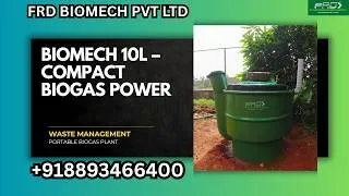 Thumbnail: BIOMECH 10L – Smart Biogas Technology Made for Indian Homes | No LPG Shortags Any More | Save LPG