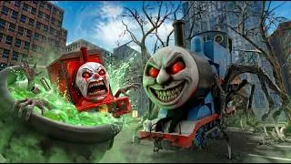 Thumbnail: OH NO! What Happened to Choo-Choo Charles? What Did Thomas Do?! 😱 in GMOD | Freary Mod EP 30