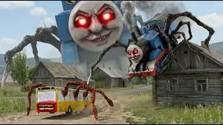 Thumbnail: NO ESCAPE! Bus Eater Has Been Found by EVIL THOMAS! 😱 in GMOD | Freary Mod EP 25