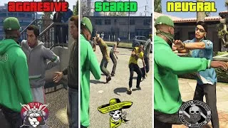 Thumbnail: What If you wear green clothes in Gang Locations in GTA 5?(TRIADS,VAGOS,MARABUNTA)